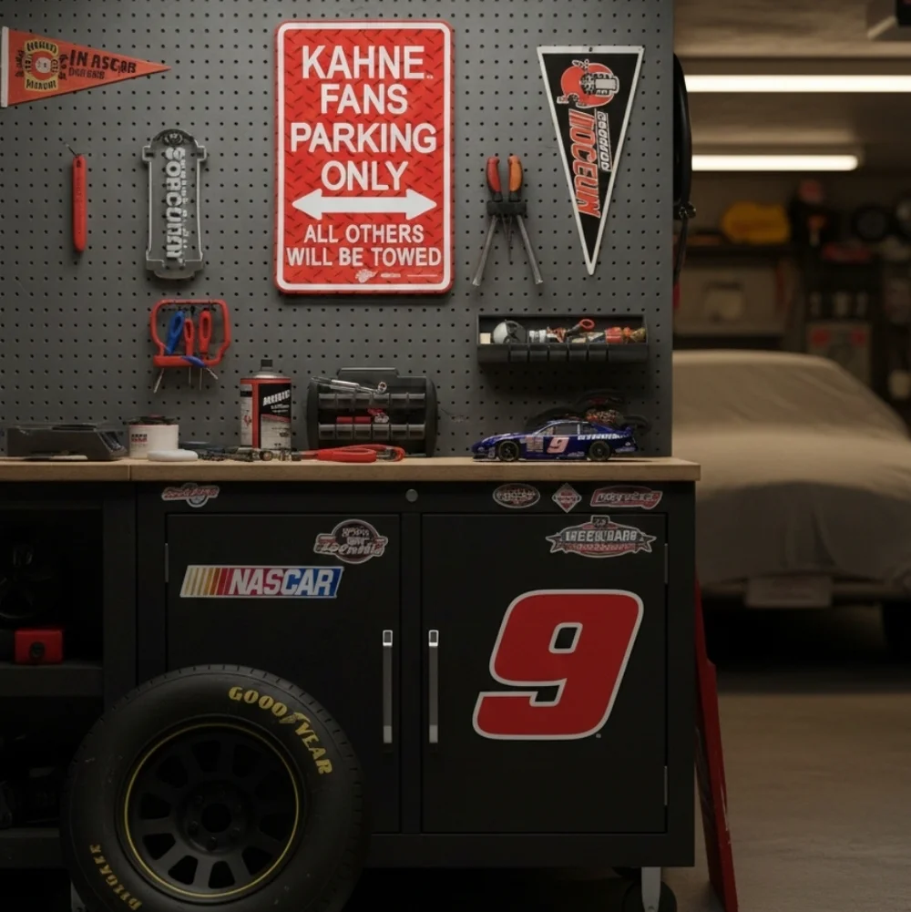 NASCAR | Kasey Kahne Fans Parking Only Sign